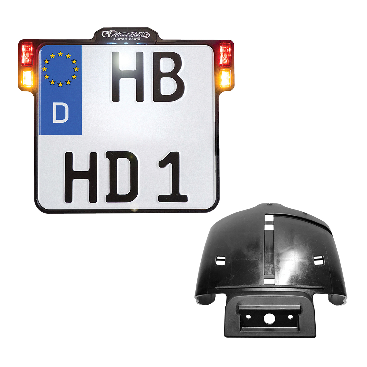 KENNZEICHENHALTER HECKUMBAU SET PASSEND FÜR HARLEY-DAVIDSON FAT BOB 2018