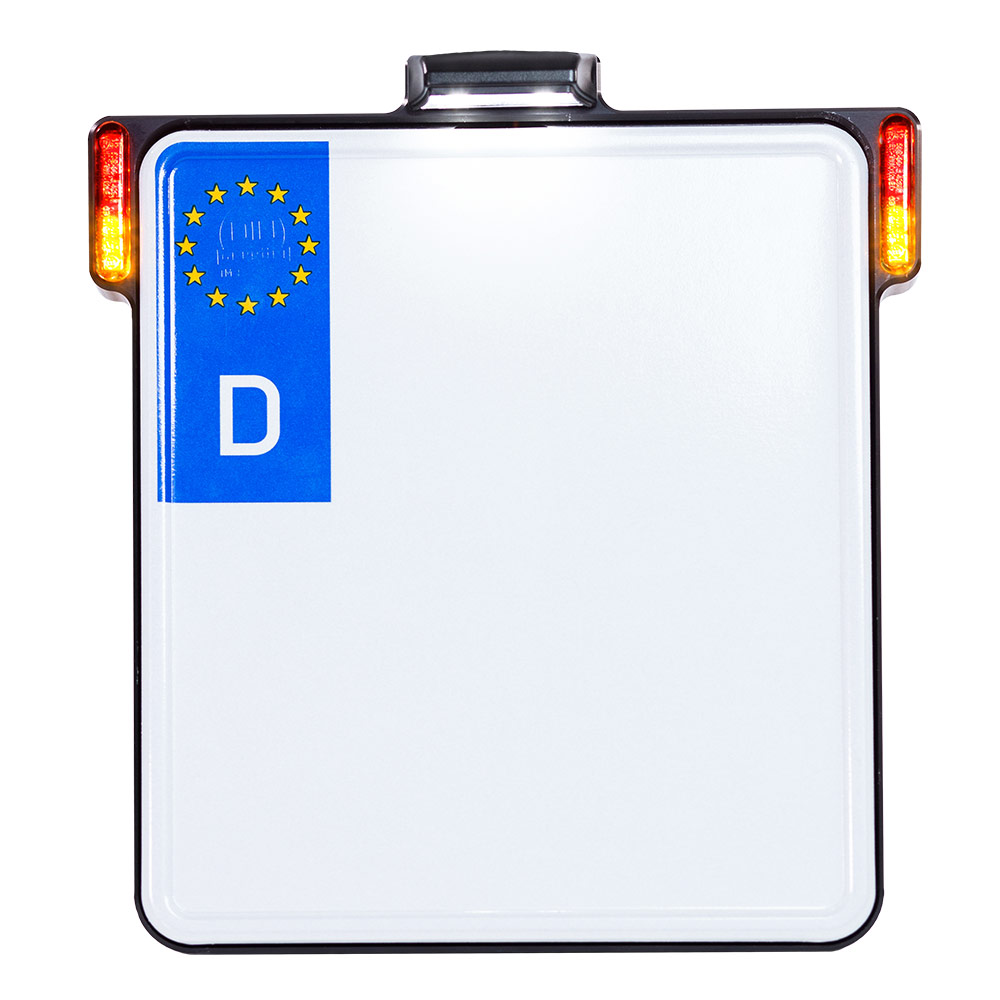 ALL-IN-ONE KENNZEICHENHALTER - 3in1 - BLINKER - BREMSLICHT - RÜCKLICHT - KENNZEICHENBELEUCHTUNG