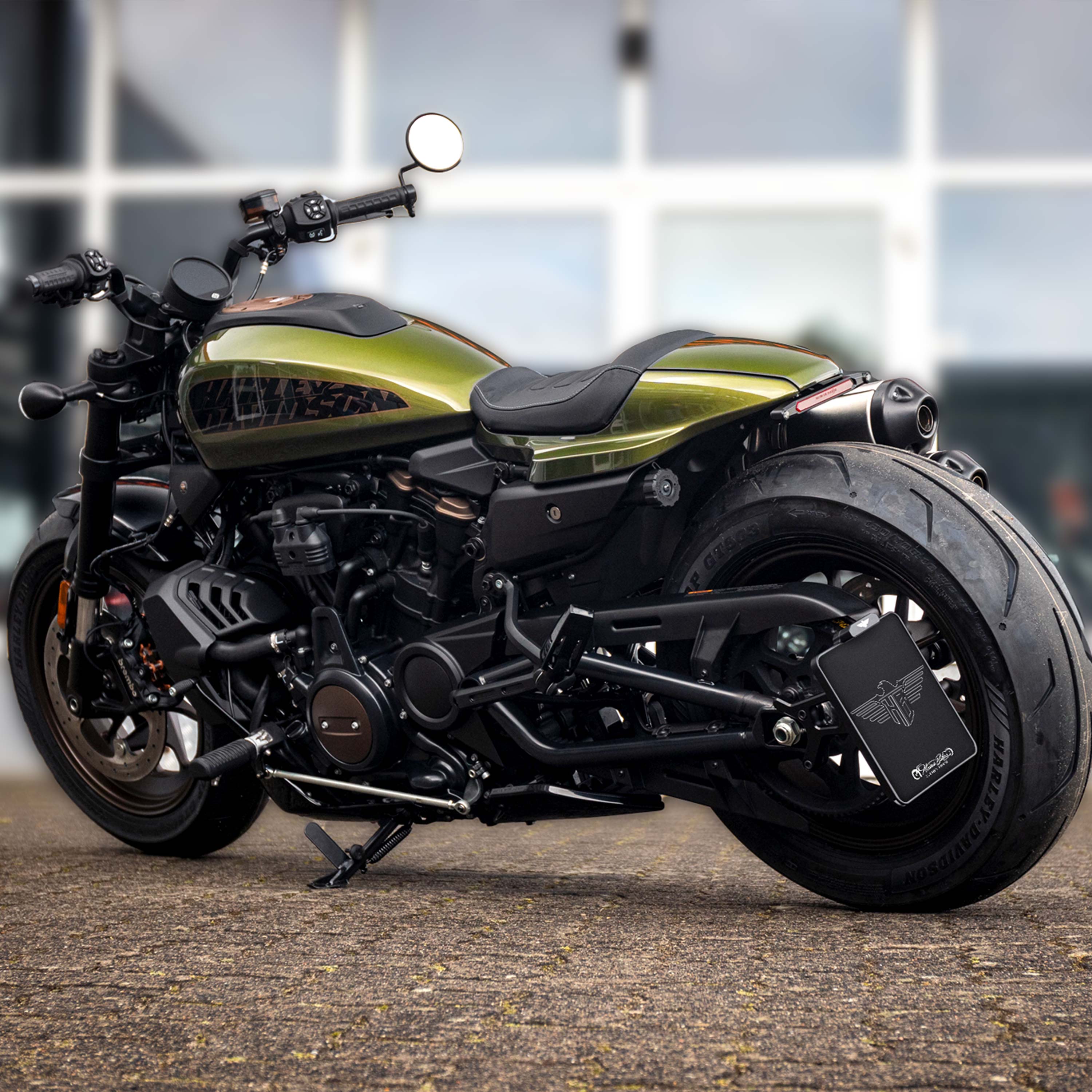 SIDE MOUNT PASSEND FÜR HARLEY-DAVIDSON SPORTSTER S AB 2021