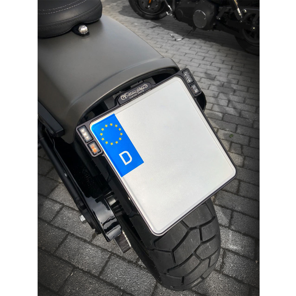 KENNZEICHENHALTER HECKUMBAU SET PASSEND FÜR HARLEY-DAVIDSON FAT BOB 2018
