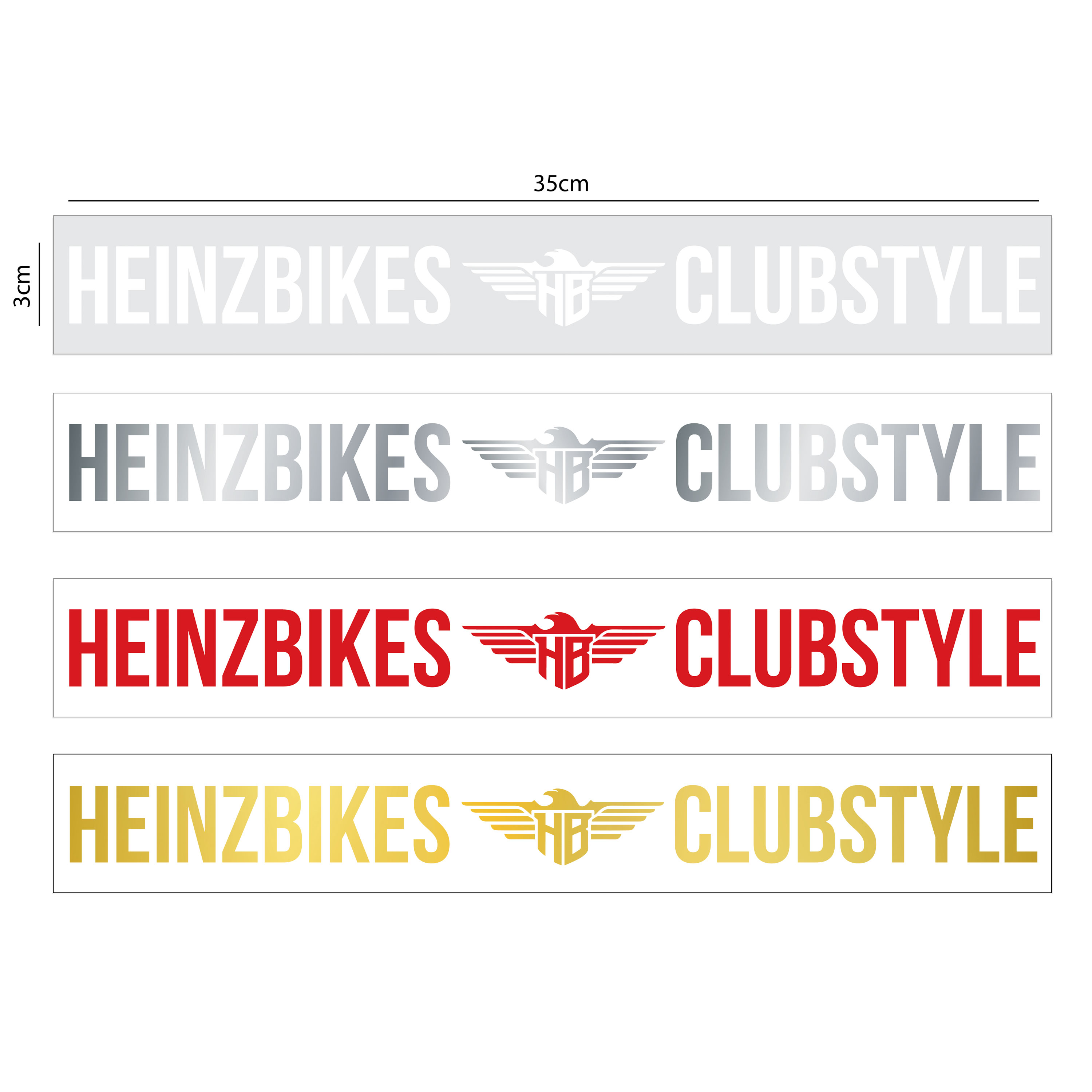 HEINZBIKES CLUBSTYLE STICKER SWINGARM