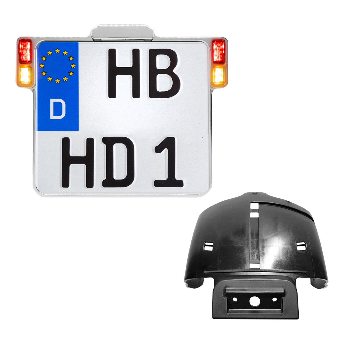KENNZEICHENHALTER HECKUMBAU SET PASSEND FÜR HARLEY-DAVIDSON FAT BOB 2018