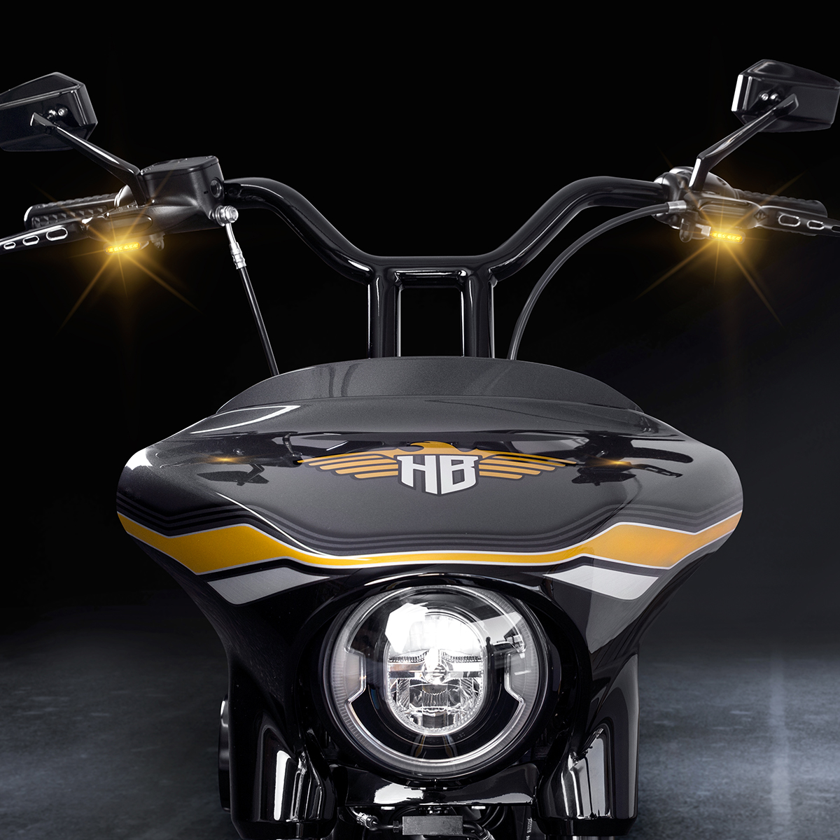 STRIPES BLINKER passend für Sportster 2014-2020