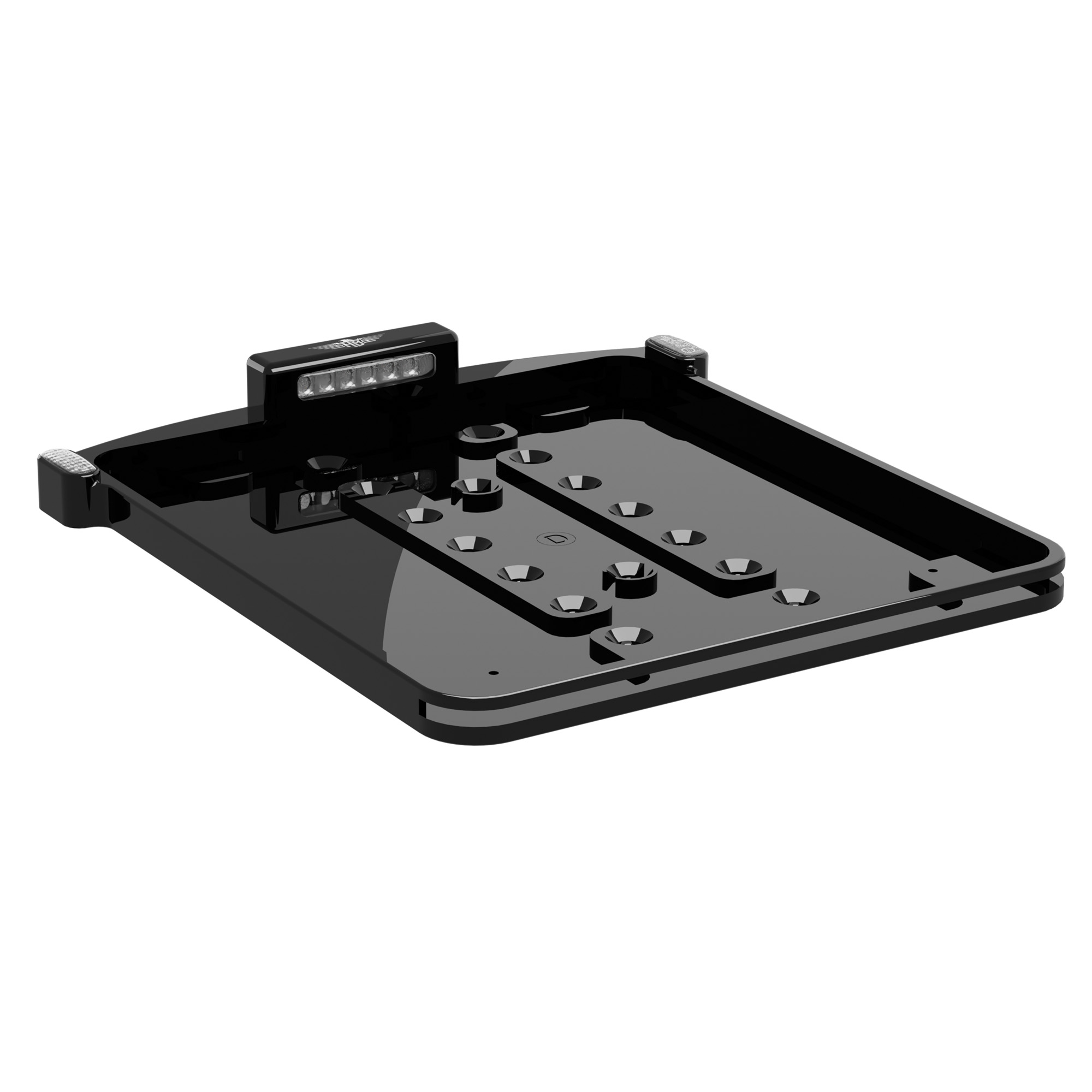 ALL-IN-ONE MICRO KENNZEICHENHALTER - 3in1 BLINKER - BREMSLICHT - RÜCKLICHT