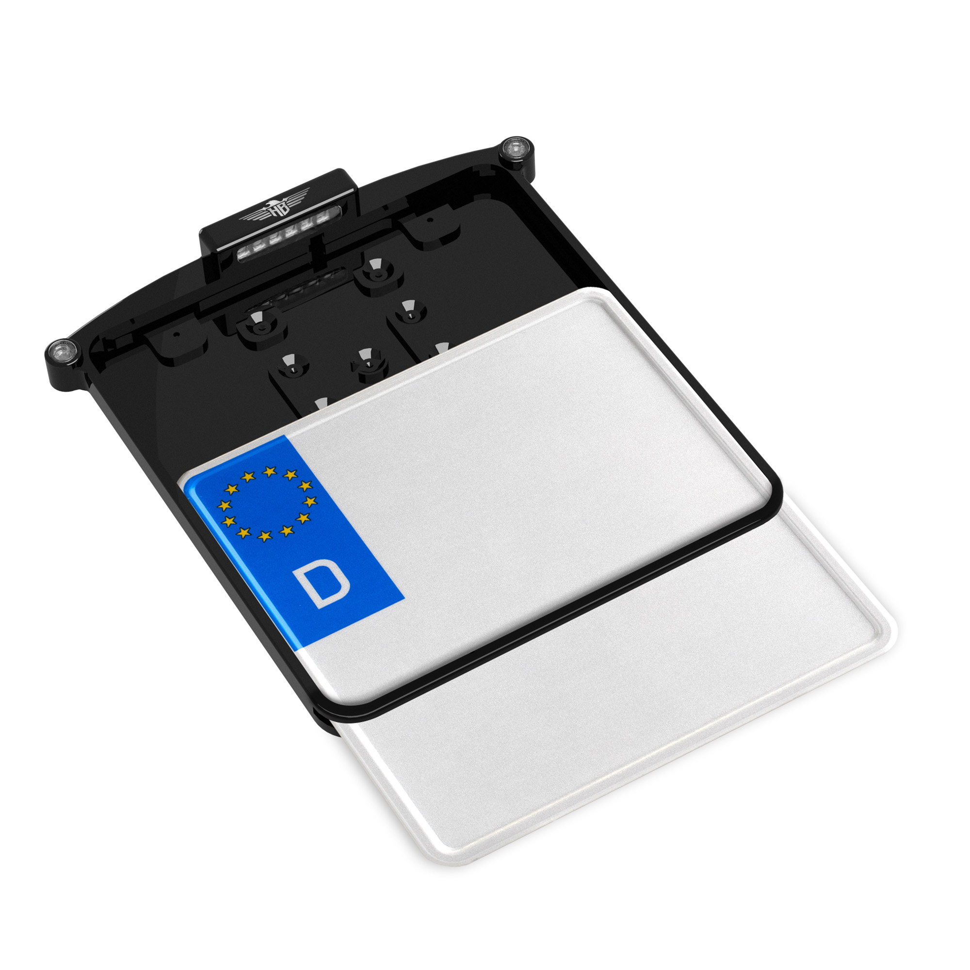 ALL-IN-ONE NANO KENNZEICHENHALTER - 3in1 BLINKER - BREMSLICHT - RÜCKLICHT