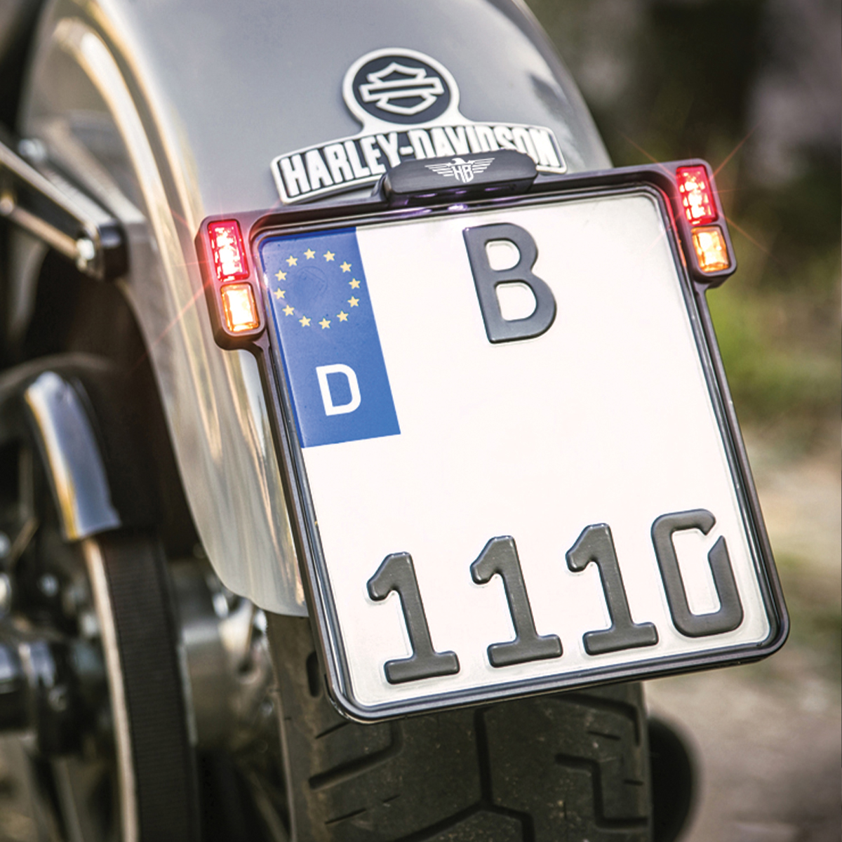 ALL-INN 2.0 KENNZEICHENHALTER - 3in1- BLINKER - BREMSLICHT - RÜCKLICHT - KENNZEICHENBELEUCHTUNG