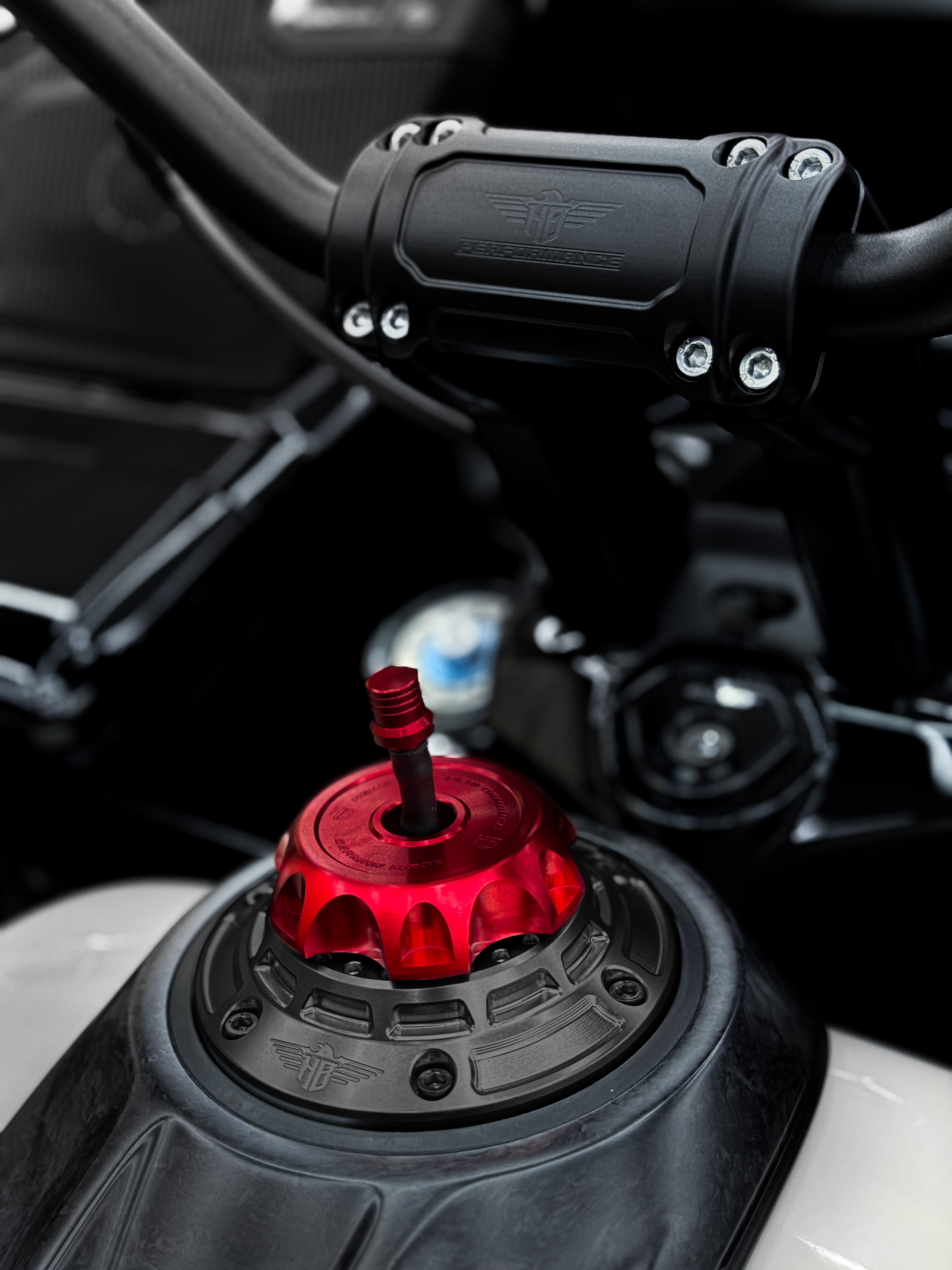PERFORMANCE Vented Gas Cap SET Touring Modelle 2024-up (2023.5)
