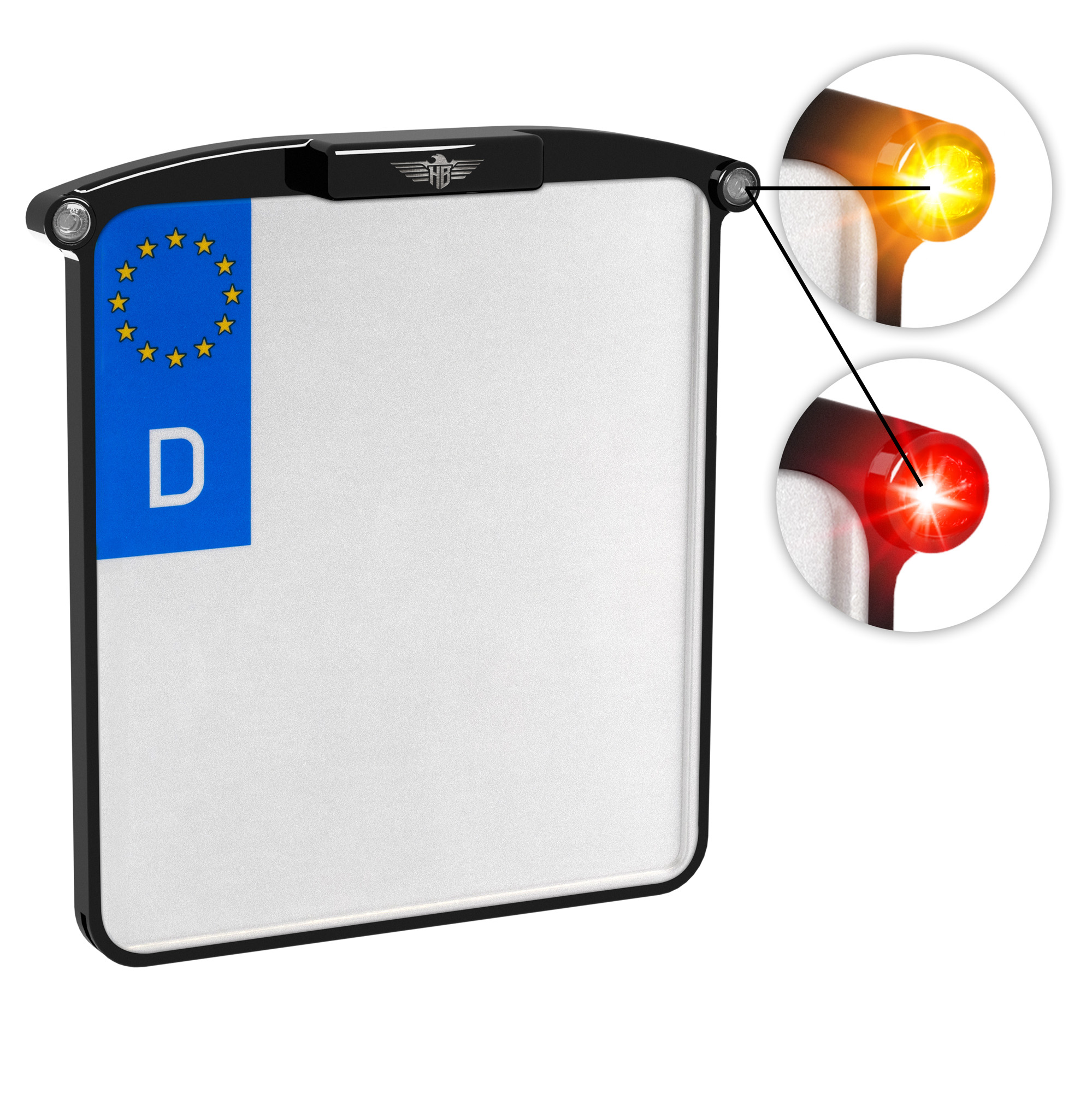 ALL-IN-ONE NANO KENNZEICHENHALTER - 3in1 BLINKER - BREMSLICHT - RÜCKLICHT