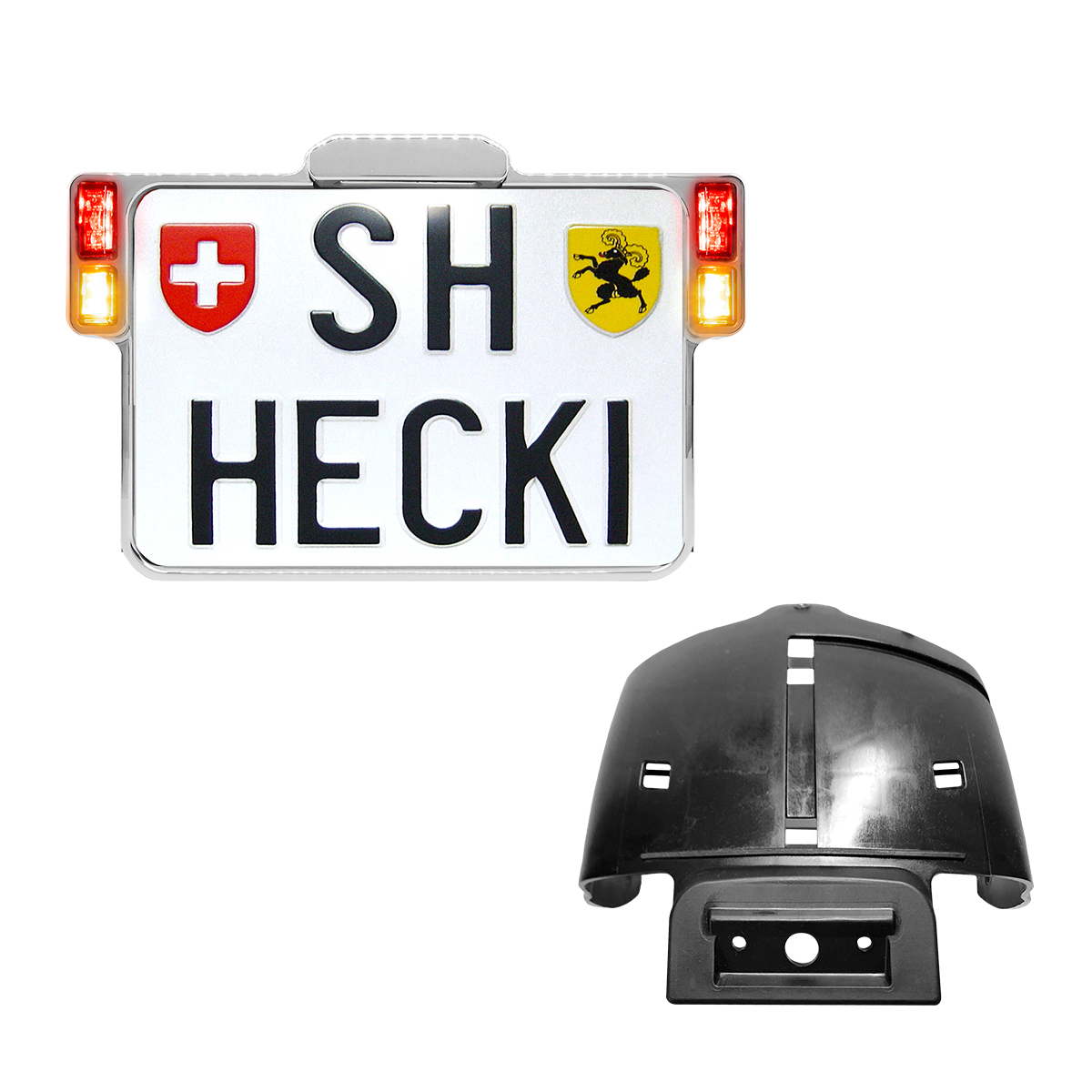 KENNZEICHENHALTER HECKUMBAU SET PASSEND FÜR HARLEY-DAVIDSON FAT BOB 2018